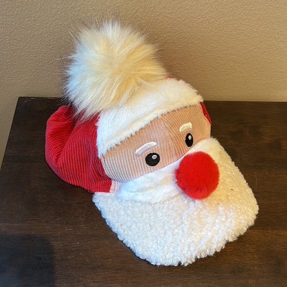 Holiday Time Santa claus Sherpa Hat New Christmas Accessory cap - Picture 1 of 6